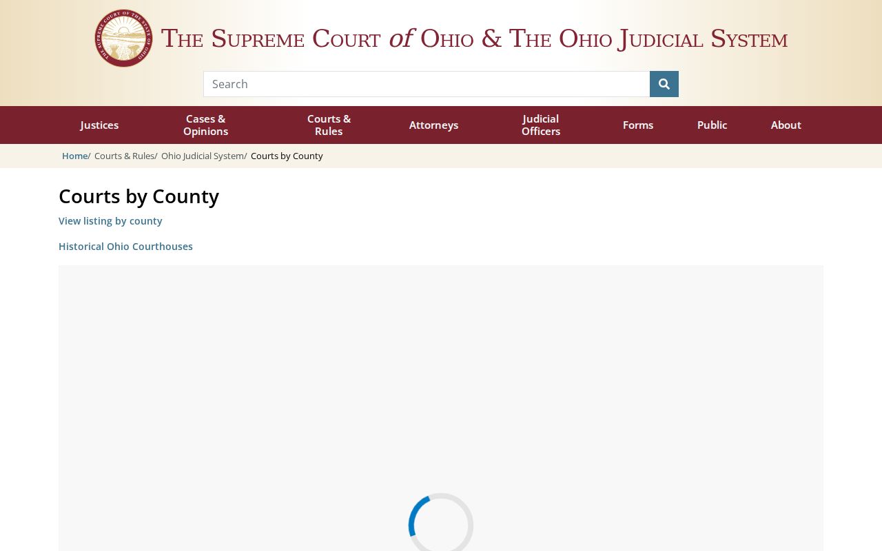 Shelby County court docket Ohio trial court directory