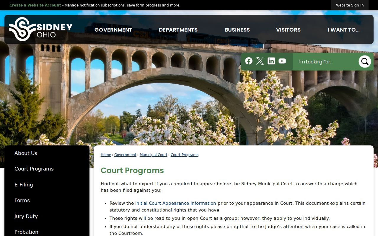 Shelby County traffic court records Sidney Traffic Safety Program source
